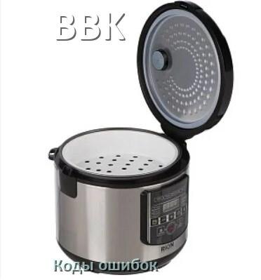 
Ошибка мультиварки BBK выдаёт код E2, E4, E1, E3, E5, E3, E0, E7