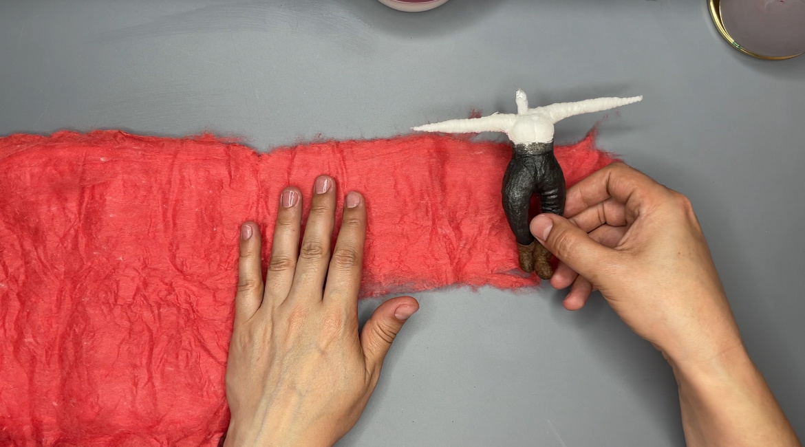 Замер роста (высоты подола).