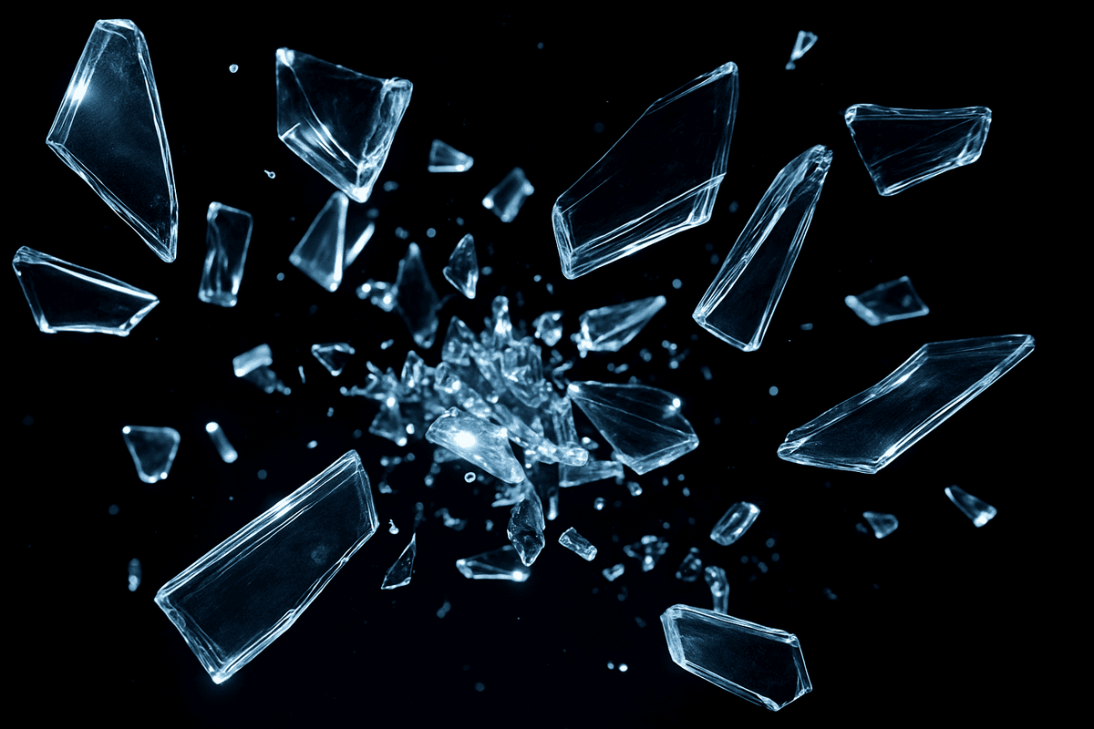    Стекло не переваривается нашим организмом, только лишь повреждает его и моет привести к плачевным последствиям.