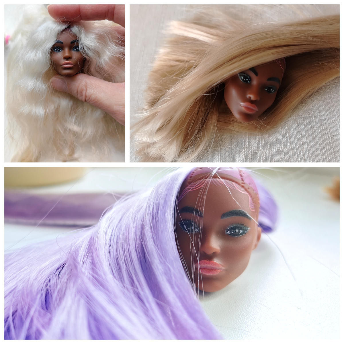 Я фотографировала примерки поначалу, но потом бросила, всё не нравилось.