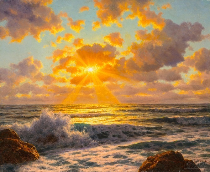 картина  И. Ф. Шульцте, фотография взята в открытом доступн интернета