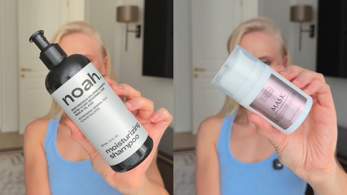 Средства, которые я использую: шампунь и маска для волос