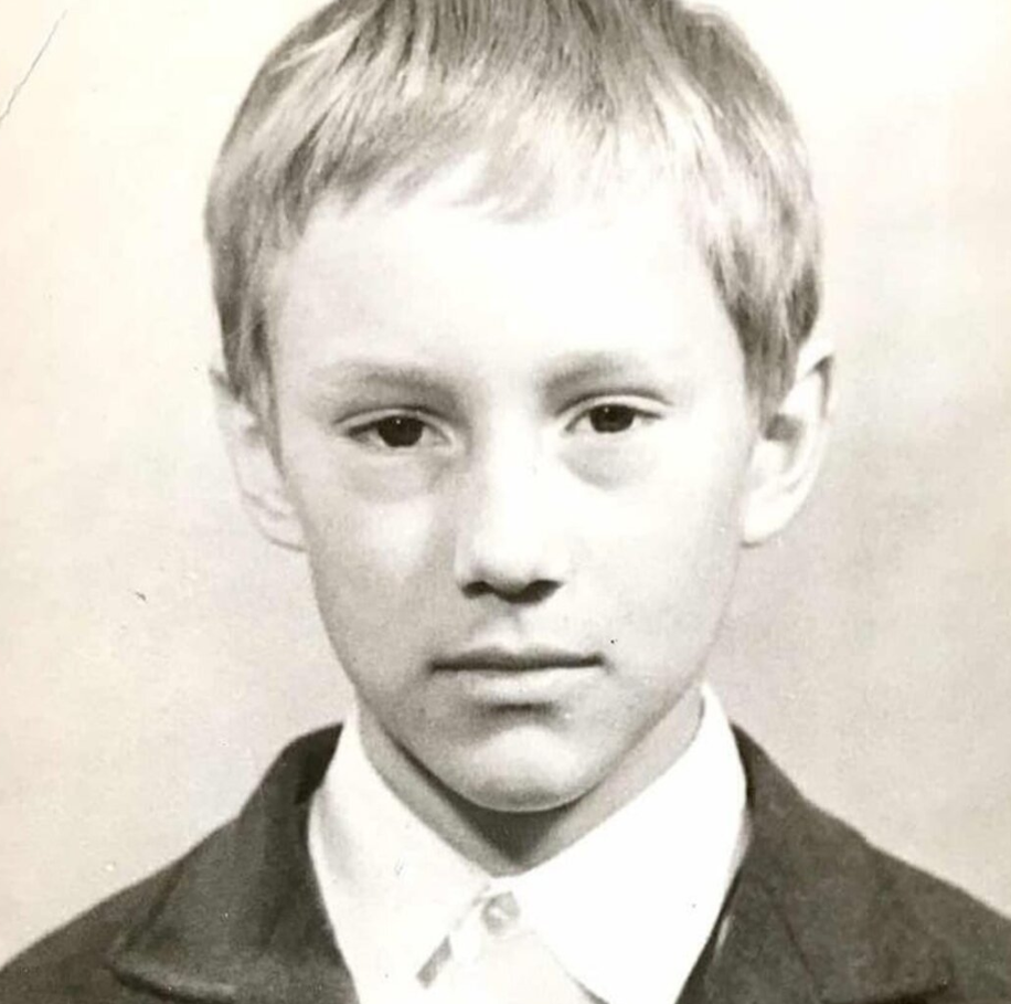 Евгений Сидихин в детстве