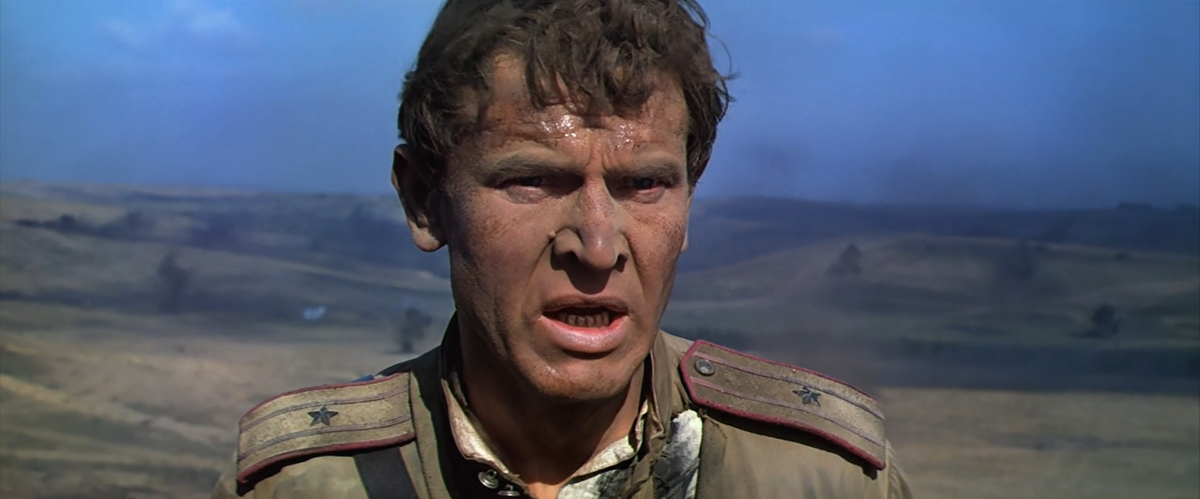 Кадр из кинофильма "Освобождение: Огненная дуга", 1968 г., режиссер Юрий Озеров, сценаристы Юрий Бондарев, Юрий Озеров, Оскар Курганов, композитор Юрий Левитин (скриншот)