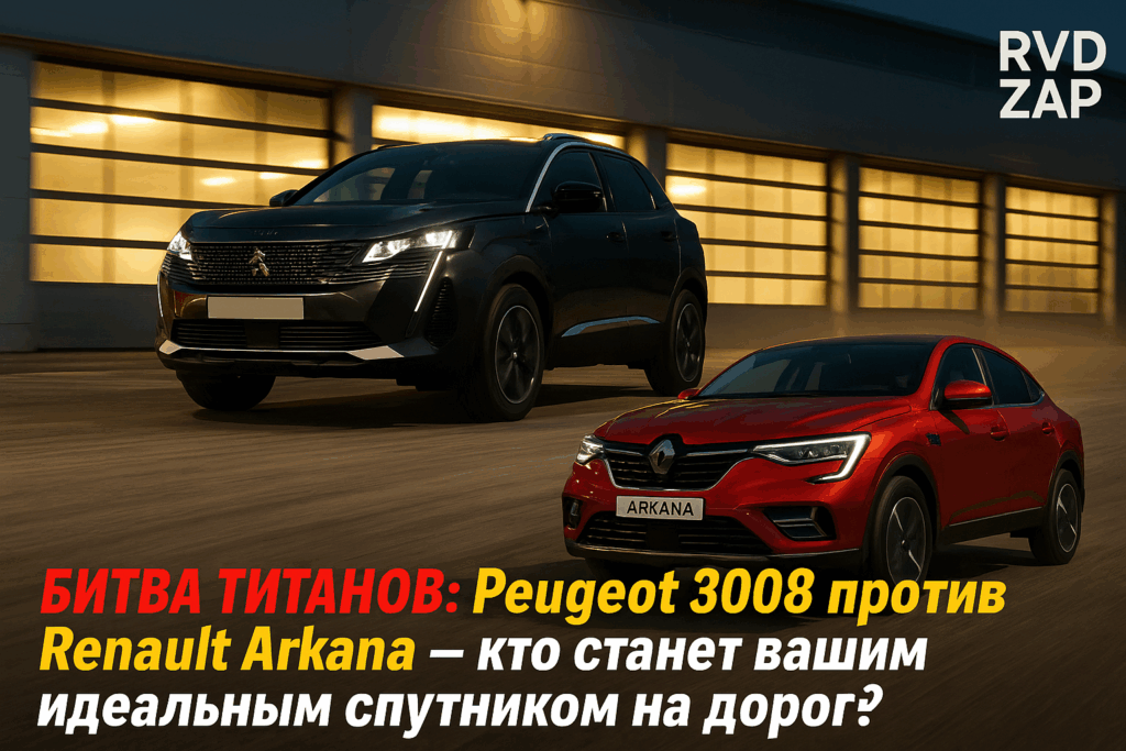    Сравнение характеристик Peugeot 3008 и Renault Arkana admin
