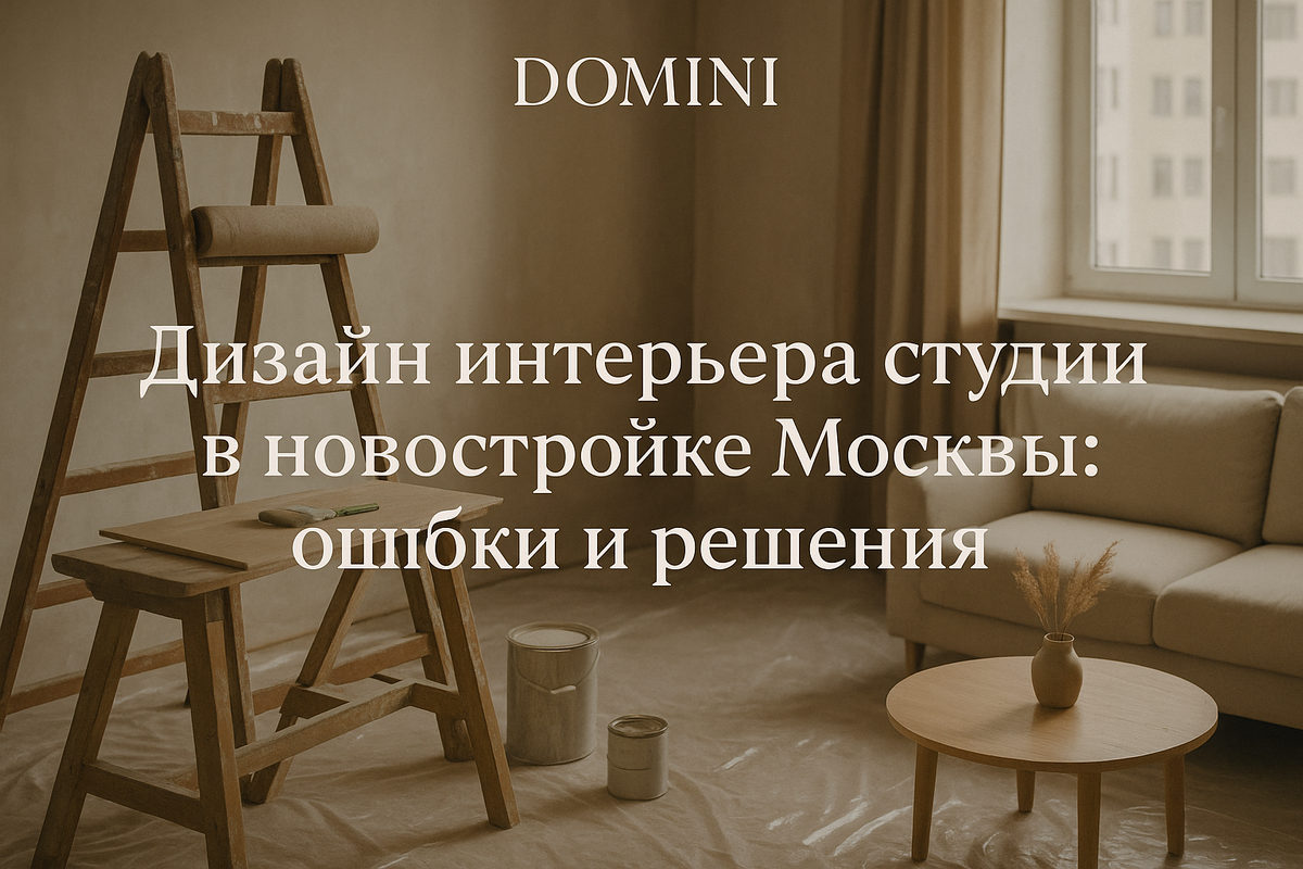    Как создать уютный интерьер студии в новостройке Москвы