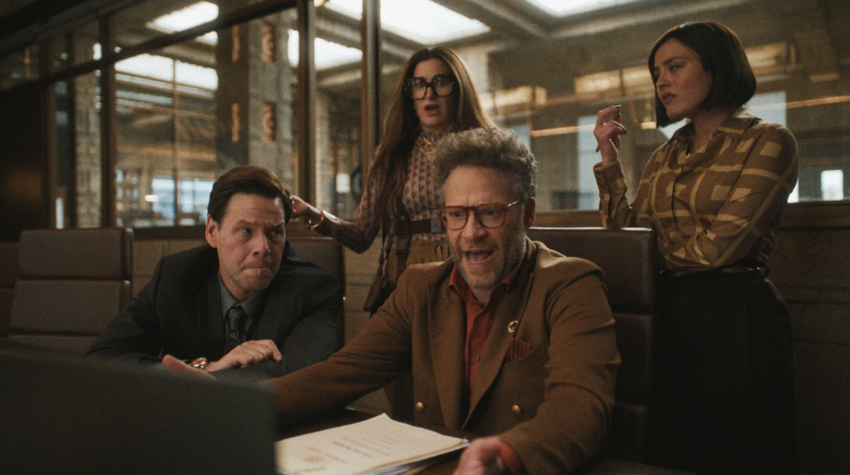 "Киностудия", в главной роли Сет Роген. Озвучено студией Кубик в кубе