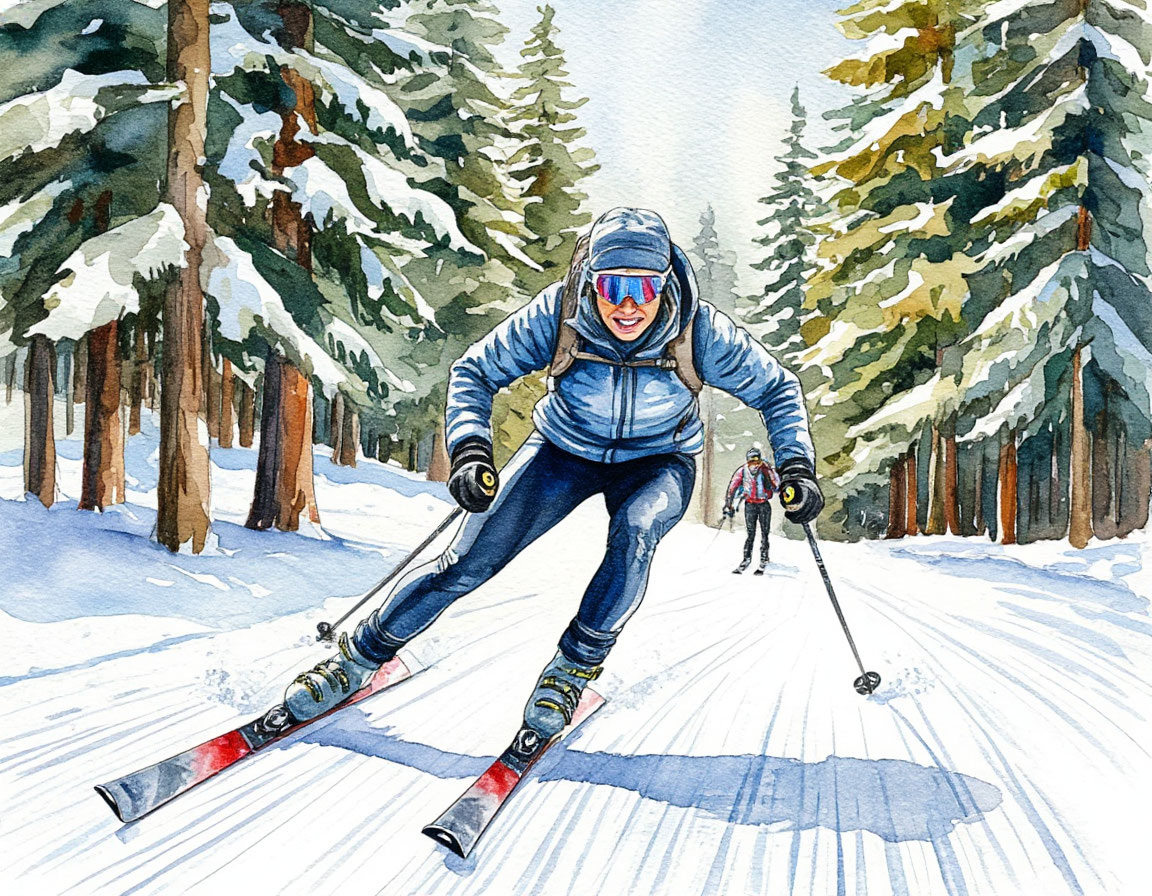 Зимний спорт и рейтузы не разделимы