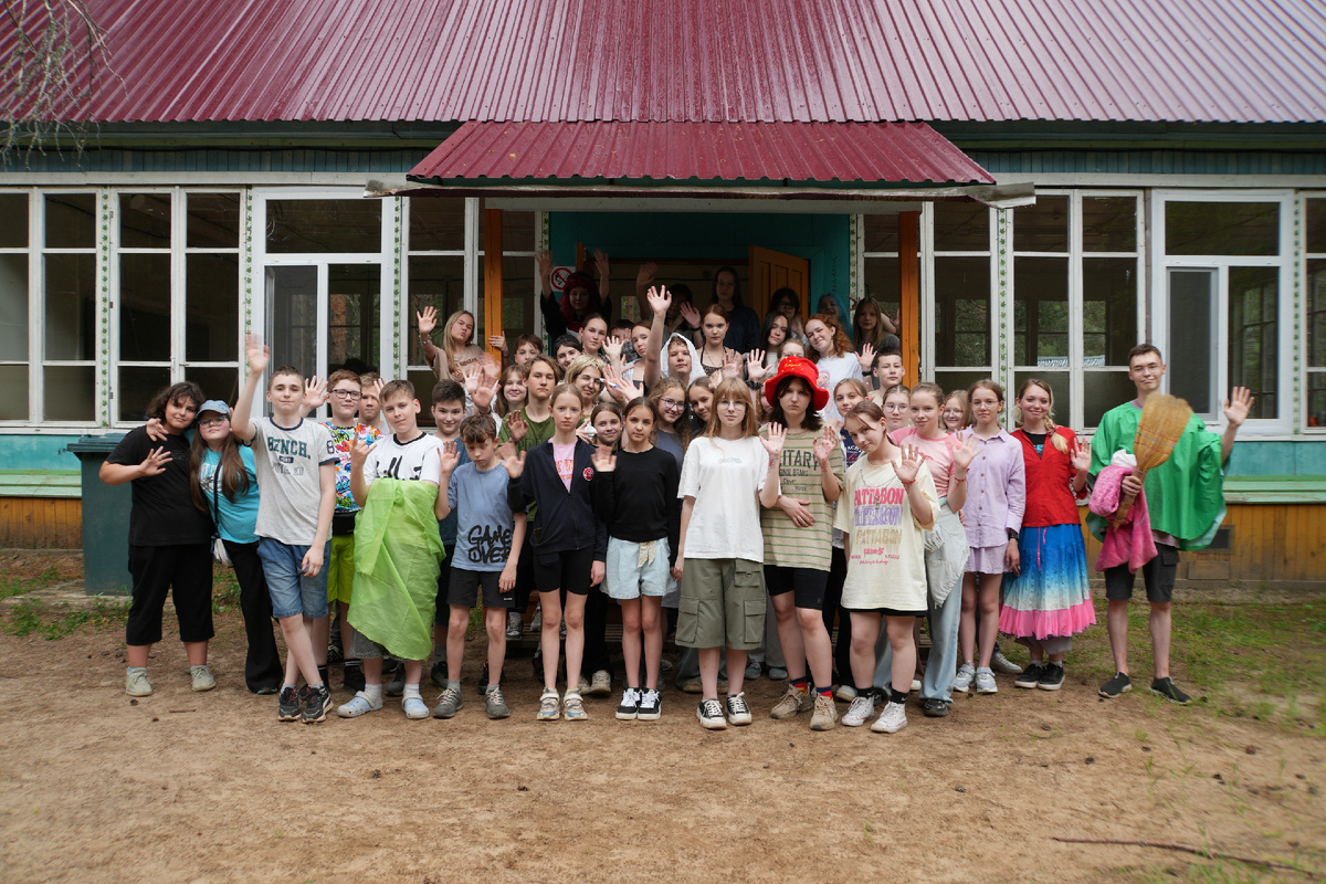 Первая смена ШКИ в лагере Вишкель