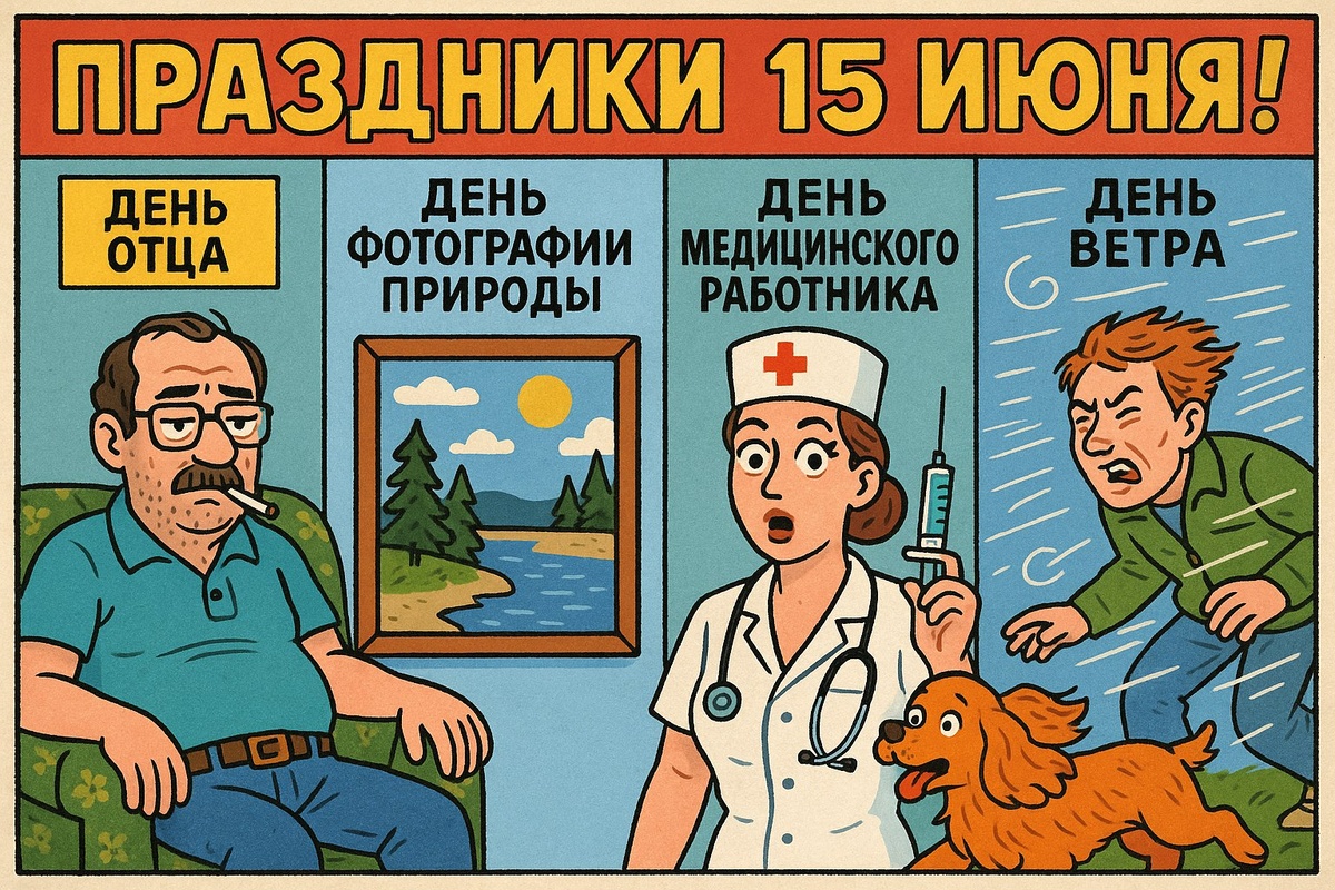Праздники 15 июня 2025 года: Международный день отца, День медика, День кокер-спаниеля и другие события