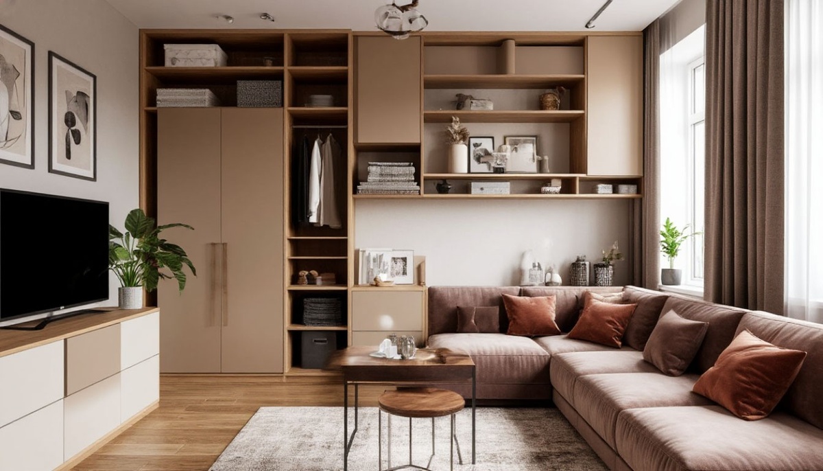 Гнездышко для двоих: Организуем хранение в маленькой квартире молодоженов с Олимп-М