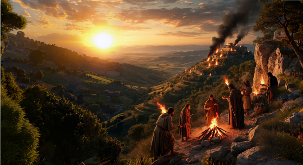 Костер, как сигнал