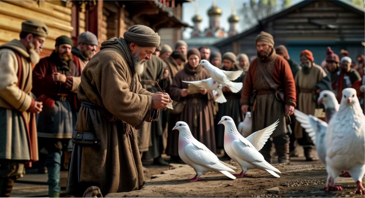 Голуби отправляли записки