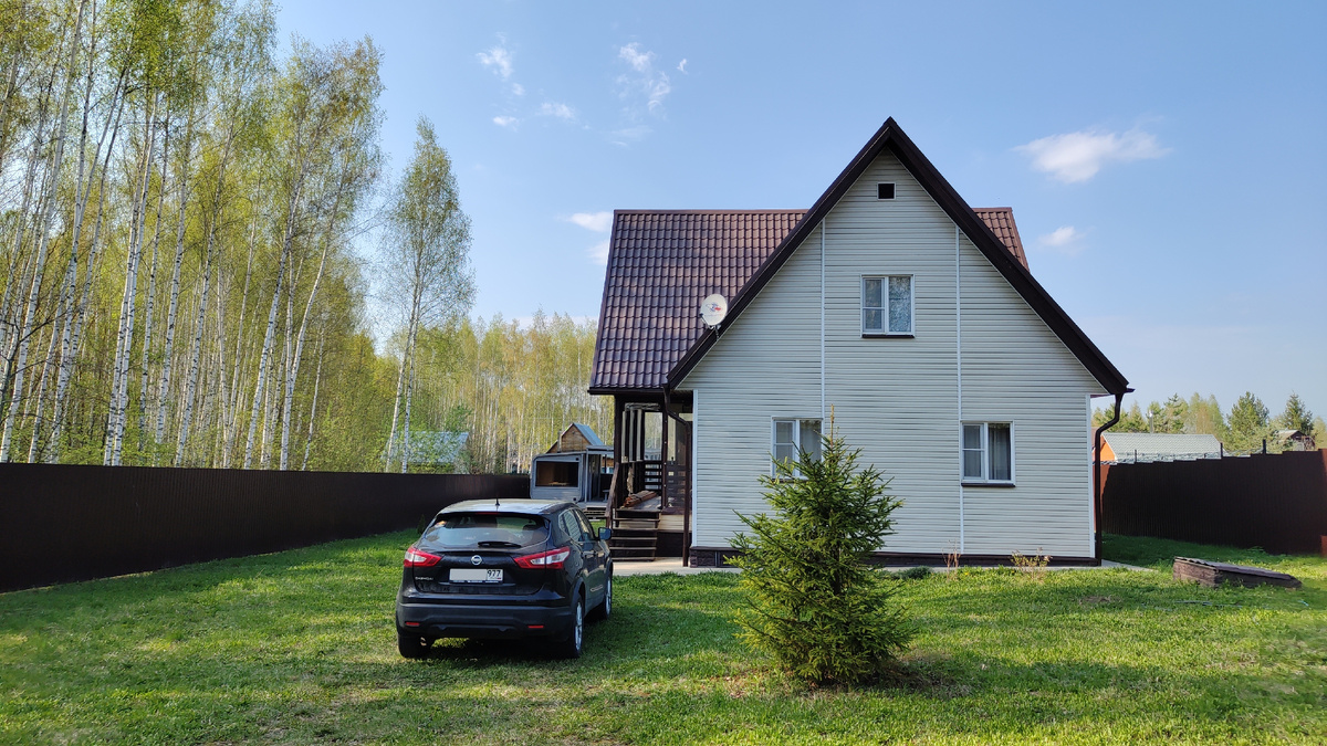 Дача друга в конце апреля 2025