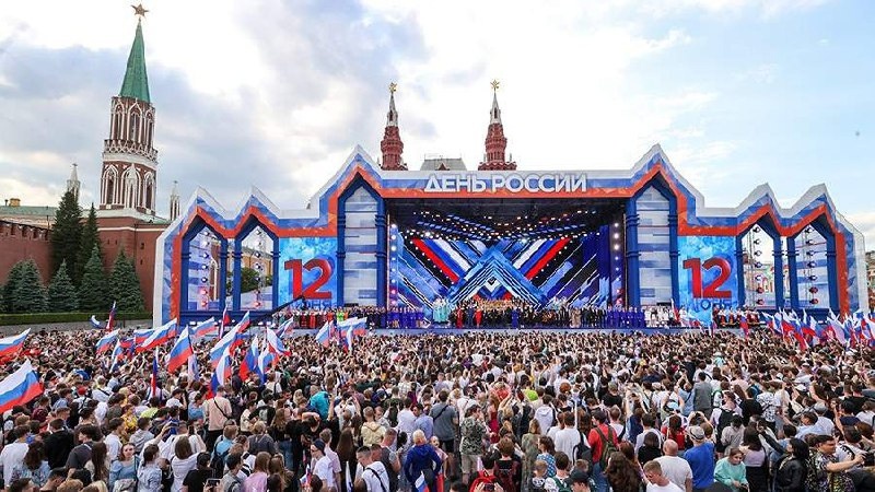 Концерт на Красной Площади в честь Дня России