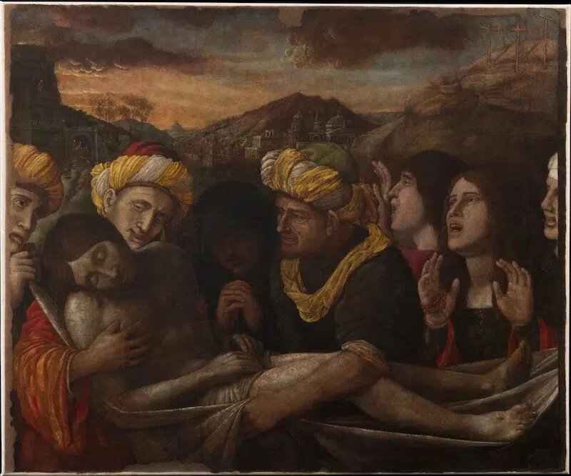 Андреа Мантенья, "Снятие Христа" (Фото из интернета) 