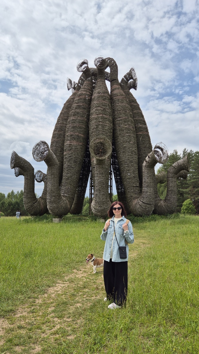 Бобур, я и Тилль. Я в очках