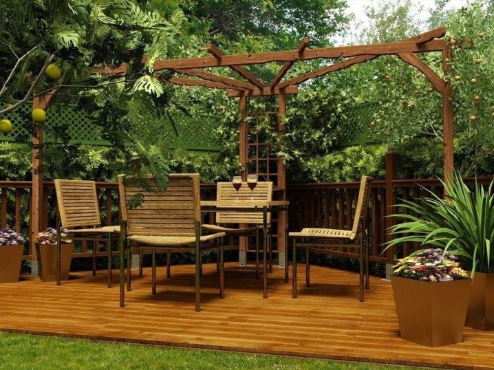 Виды беседок-пергол