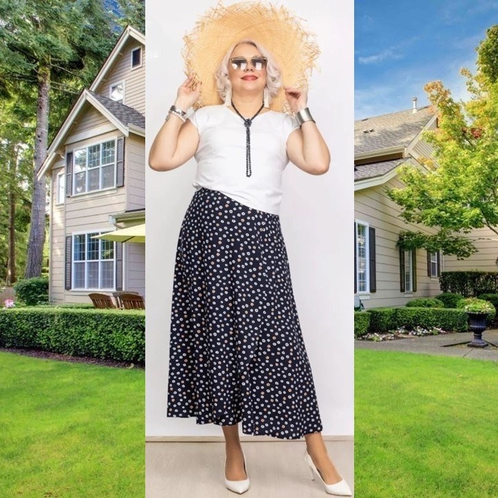 Юбка плюс сайз