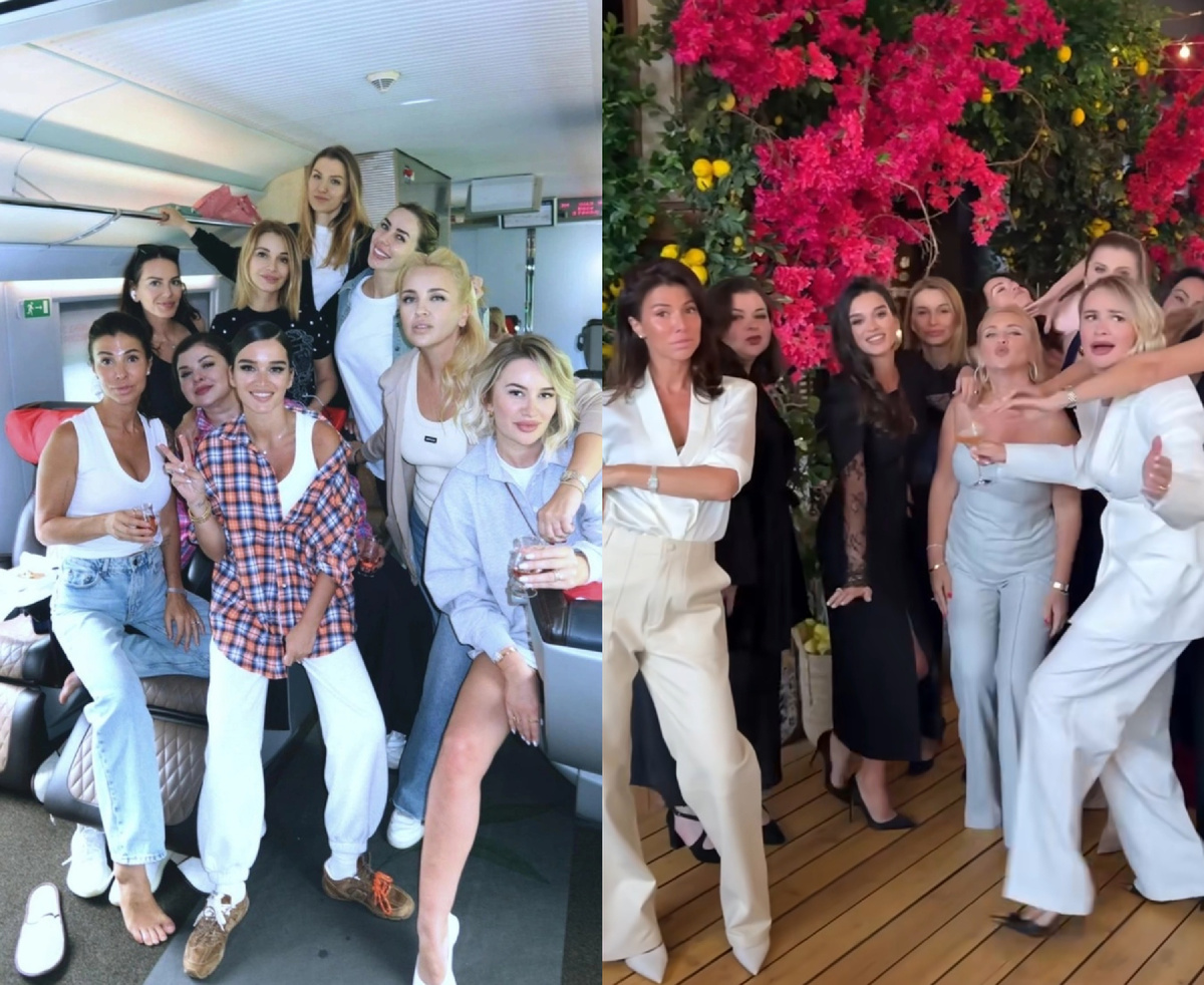 Ксения Бородина с подружками
