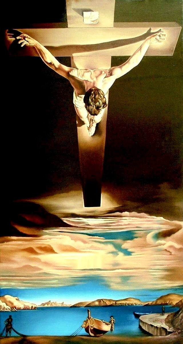 Христос Святого Иоанна Креста, Сальвадор Дали, 1950-1952 гг. Фото из открытых источников.