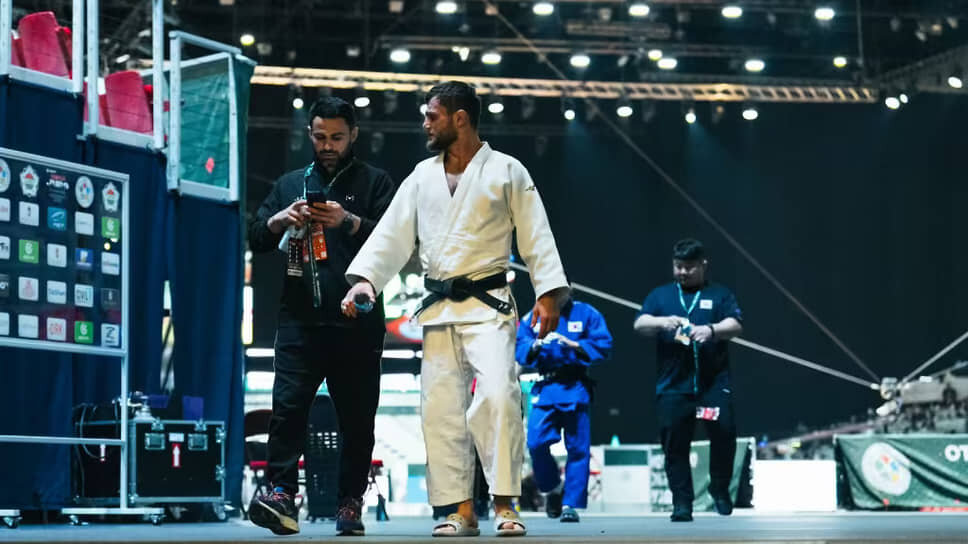 Бронзовый призер чемпионата мира по дзюдо в весе до 60 кг Аюб Блиев, представляющий Петербург.📷Фото: Федерация Дзюдо России