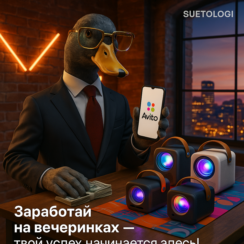    Бизнес_на_продаже_переносных_проекторов_для_вечеринок Суетолог