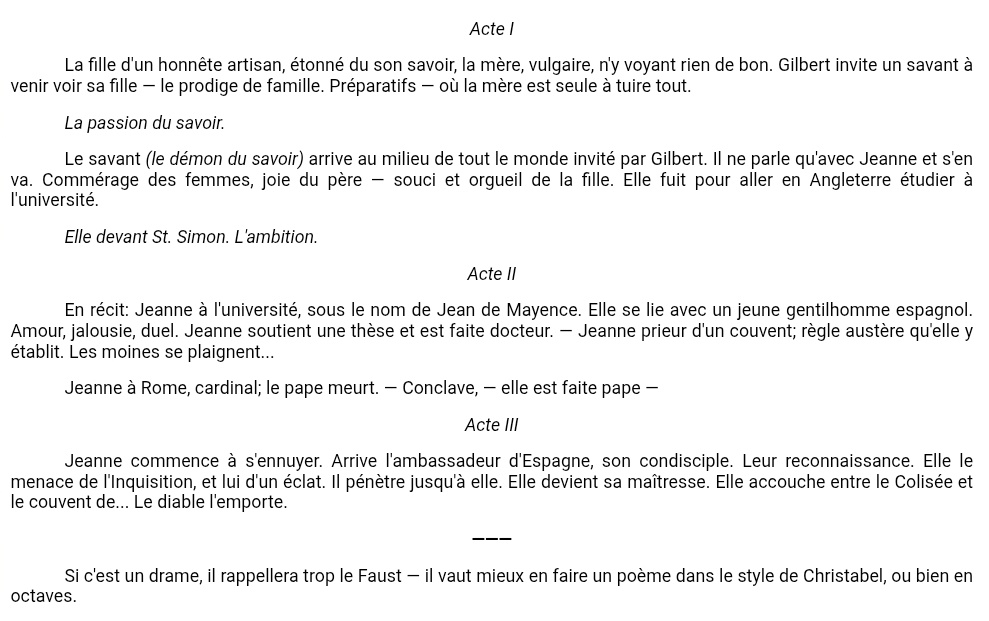 Папесса Иоанна ("La fille d'un honnette artisan...")