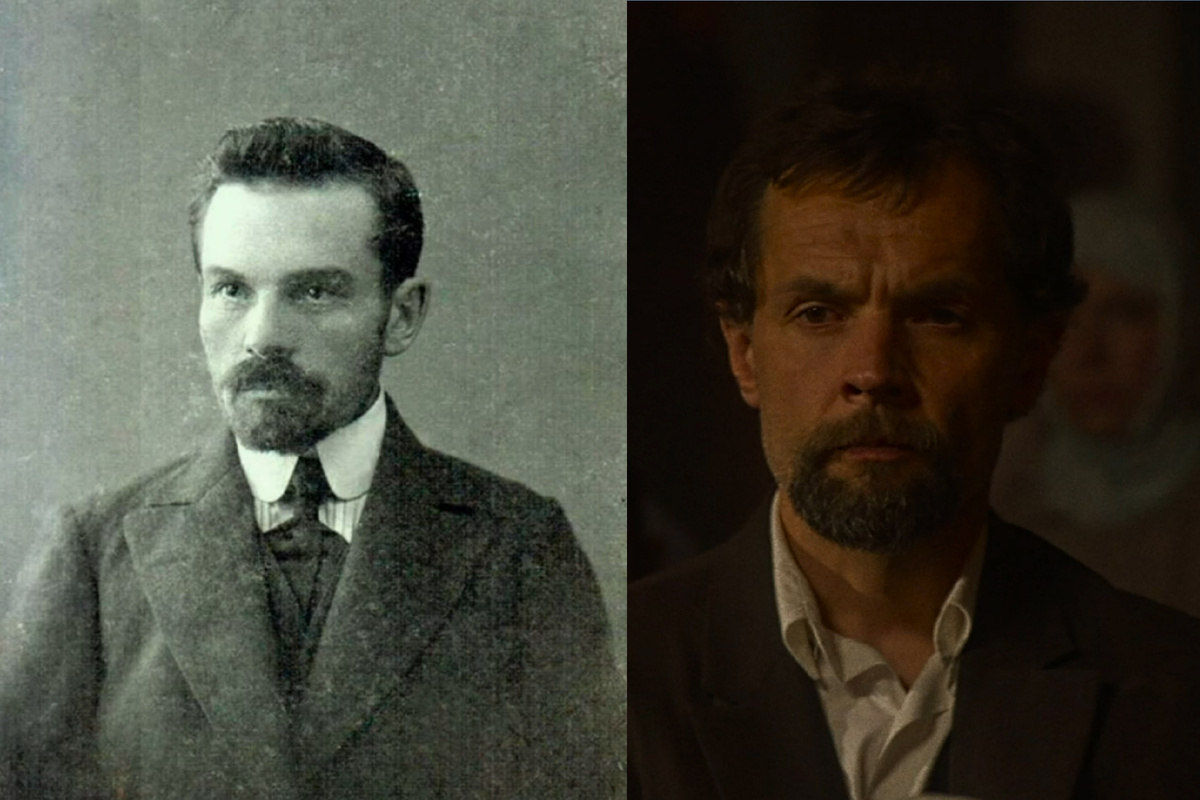 Слева: Иван Васильевич Попов, справа: Дариус Гумаускас