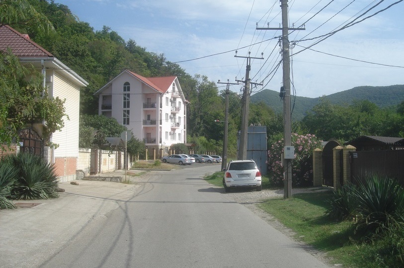 Курортный поселок Дедеркой на Черном море.