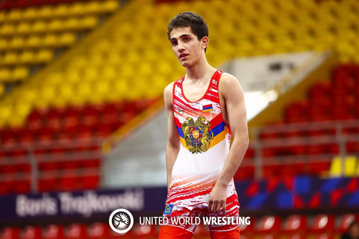 Борец Артак Агабекян
© Photo : United World Wrestling / Jake Ki