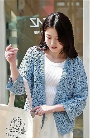 жакет крючком