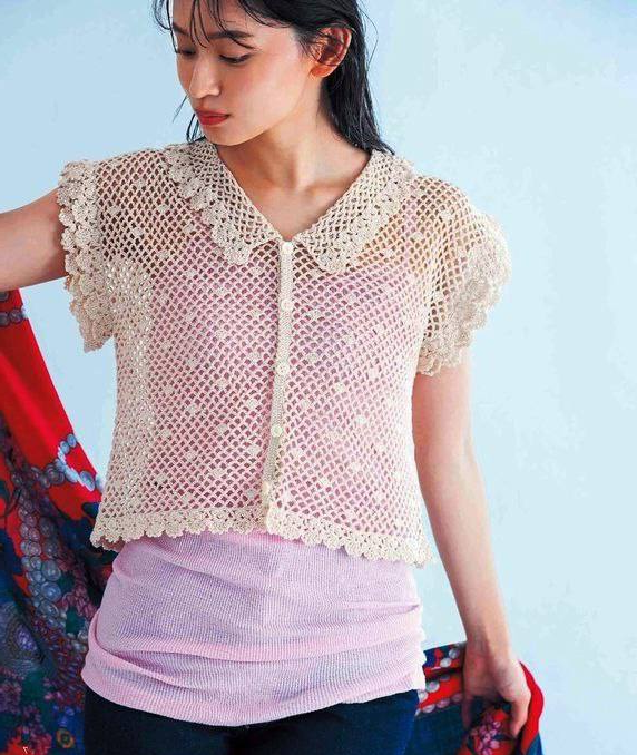 жакет крючком