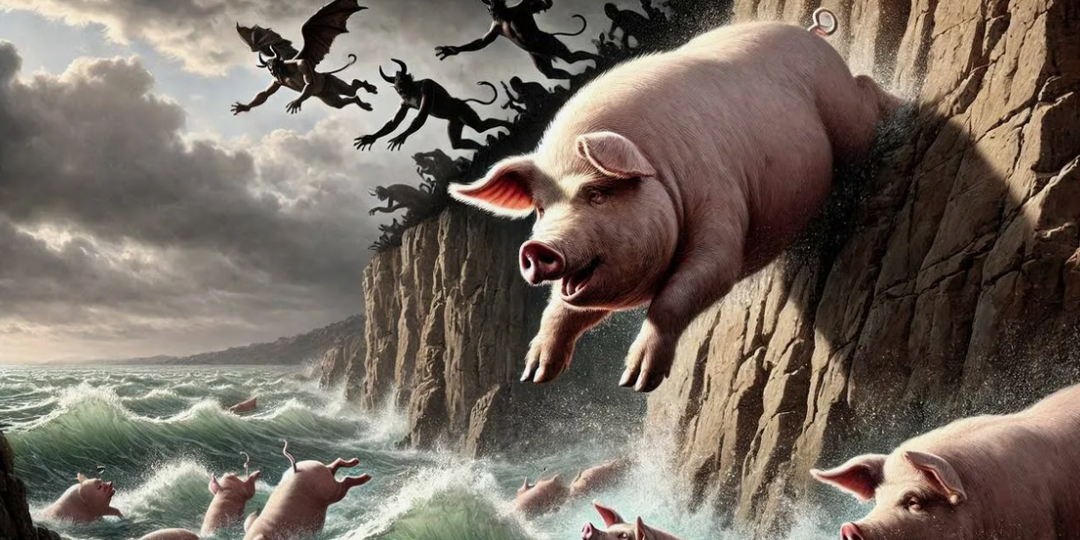 Гадаринские свиньи: почему Христос позволил демонам войти в них?