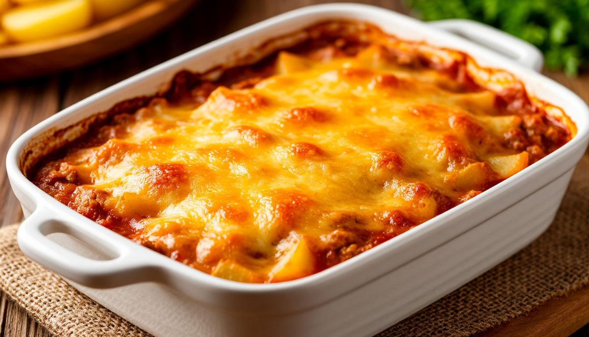 Мясная запеканка