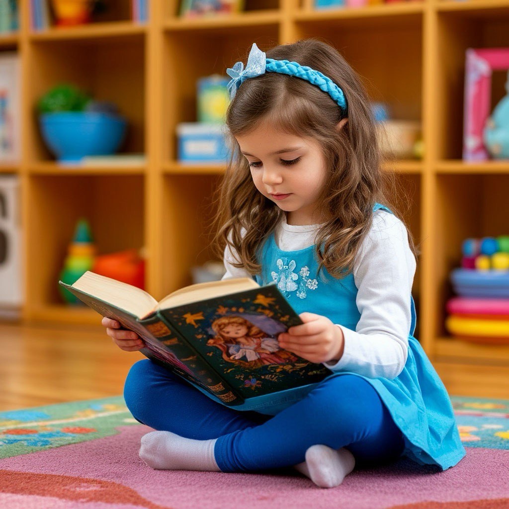 Даша читает сказку