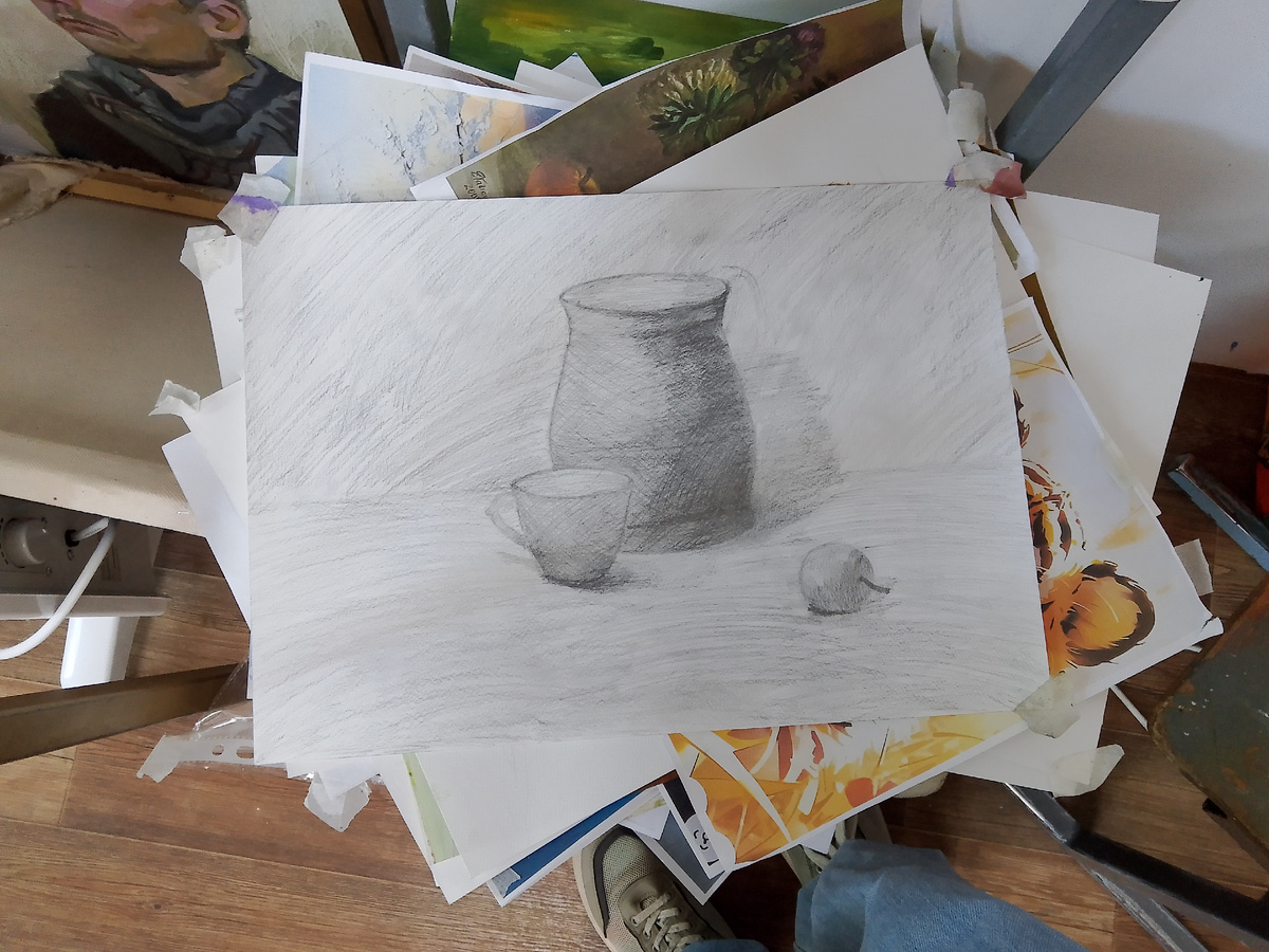 Мне нравится. Тень такая и была, я рисовала с натуры