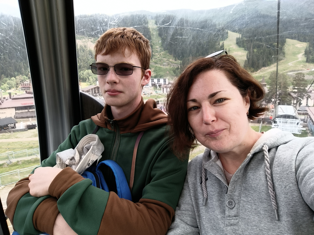 Едем наверх