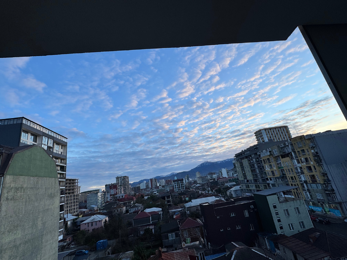 Вид с района агрохаб. Фото наше.