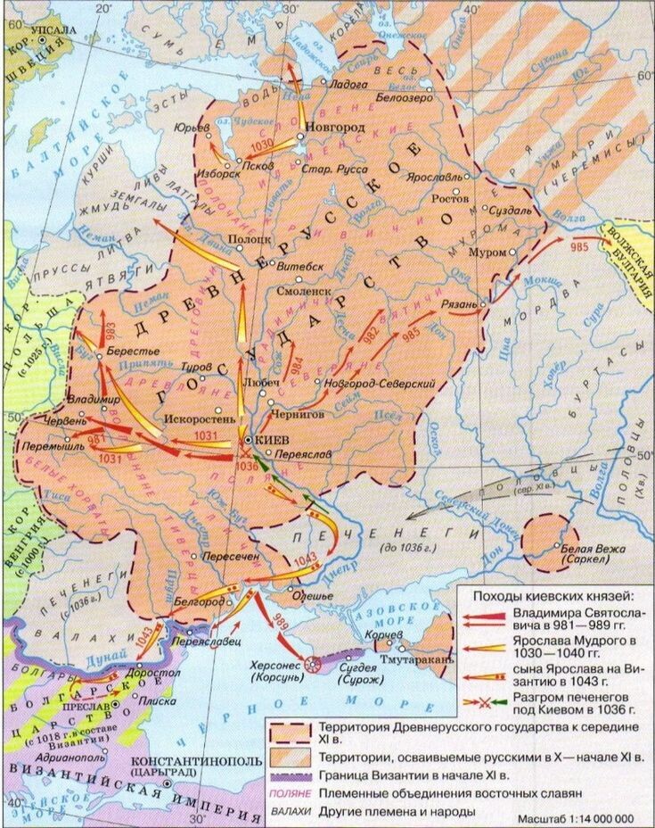 Территория при Владимире