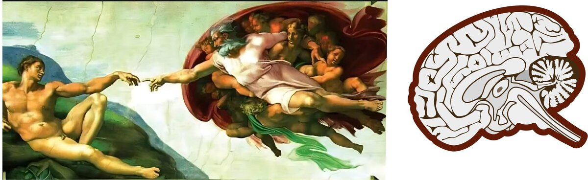 Сотворение Адама. Микеланджело 