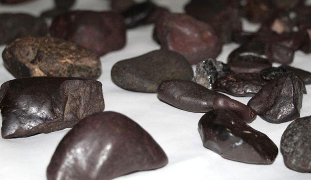 Были обнаружены тектиты.