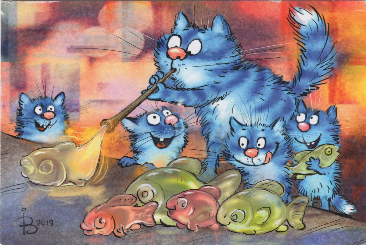 очаровательные коты Рины Зенюк