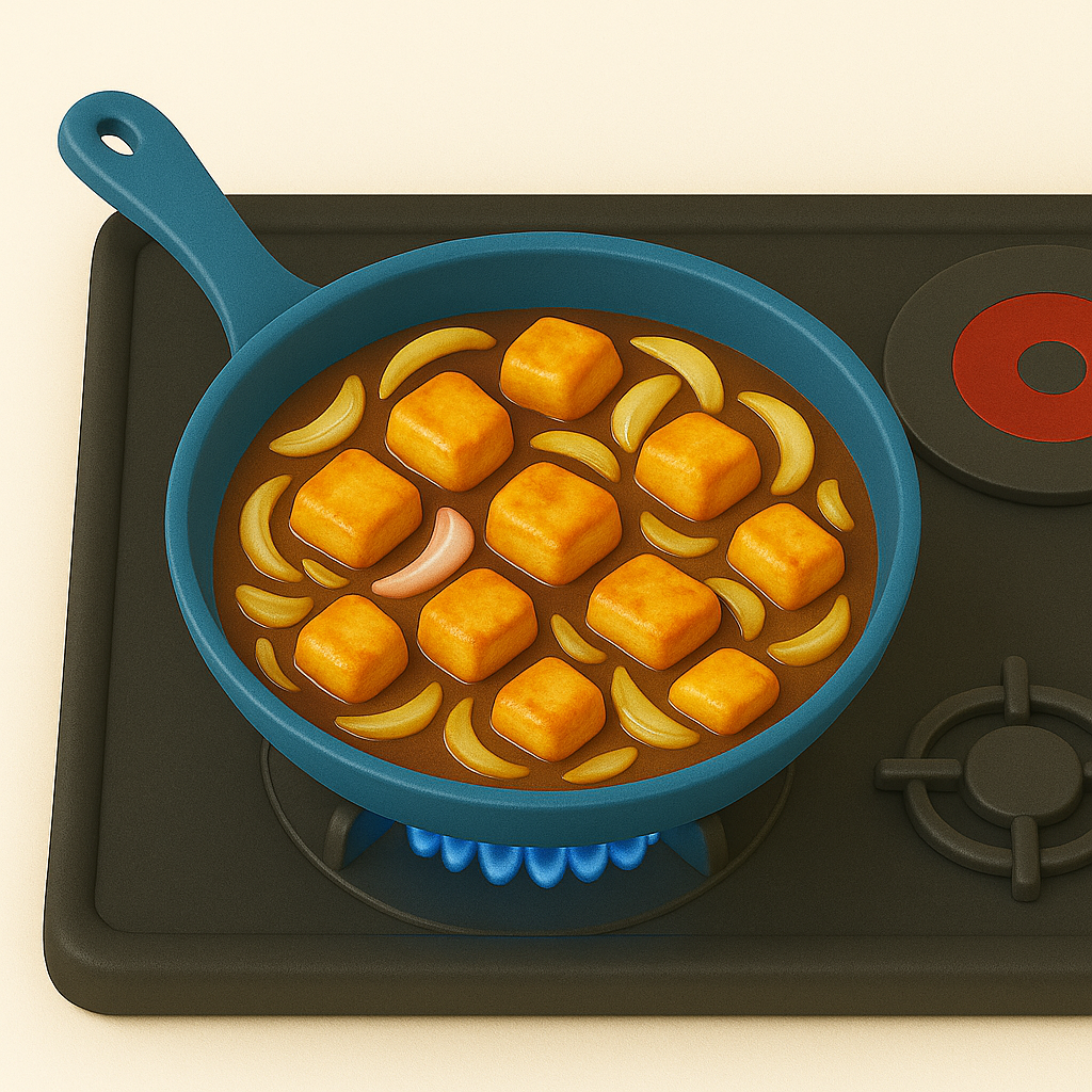 Обжариваем курицу с луком