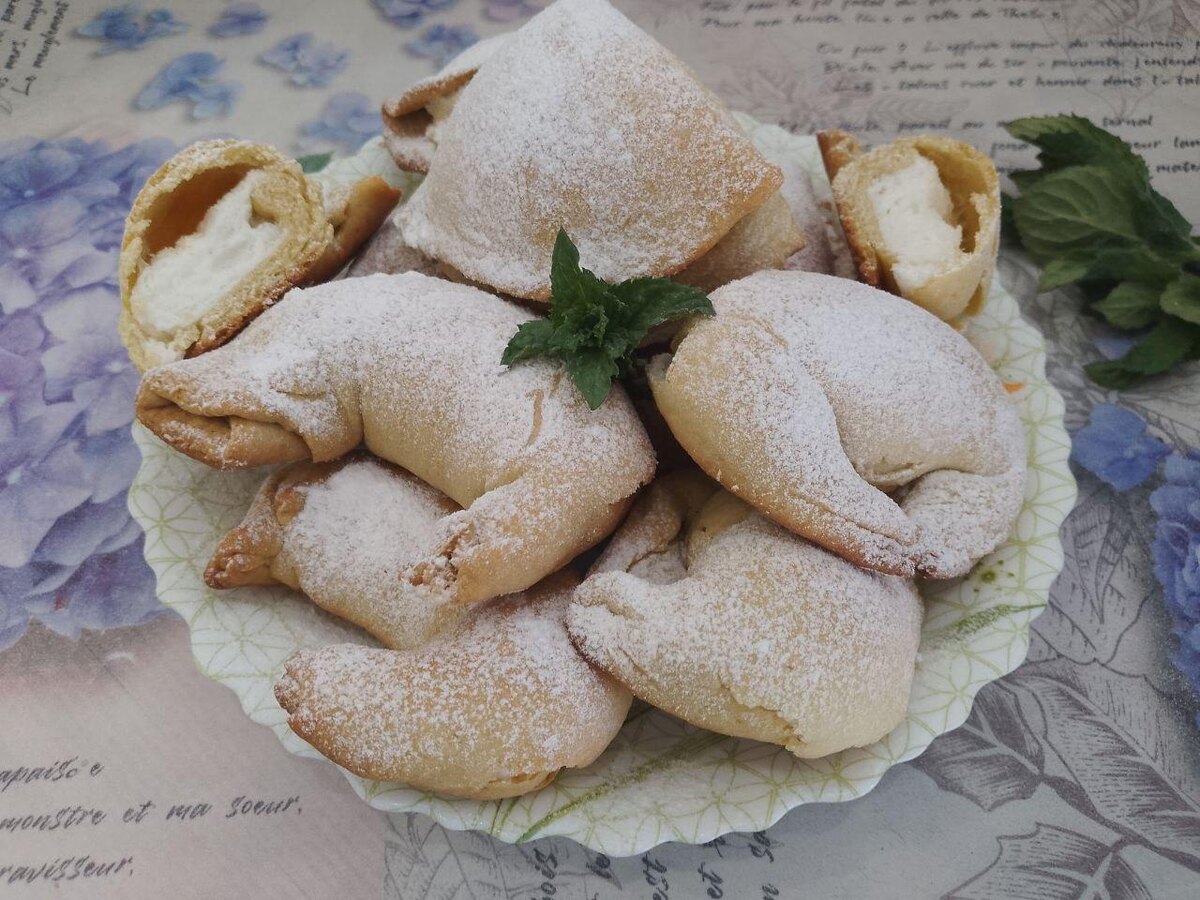 Песочное печенье с белковой начинкой