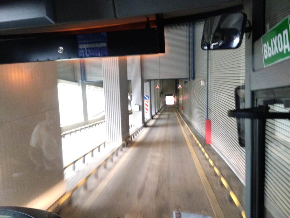 Пандус на автовокзале. Фото автора.
