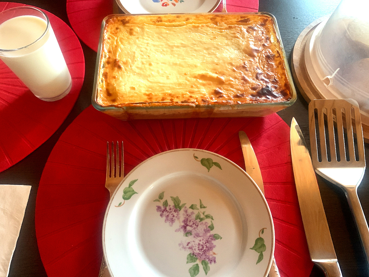 Картофельная запеканка из детства