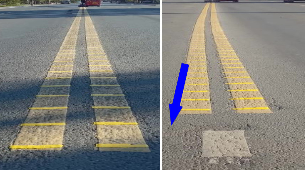    Желтая "корона" на асфальте — скрытый код ПДД или ловушка для водителей