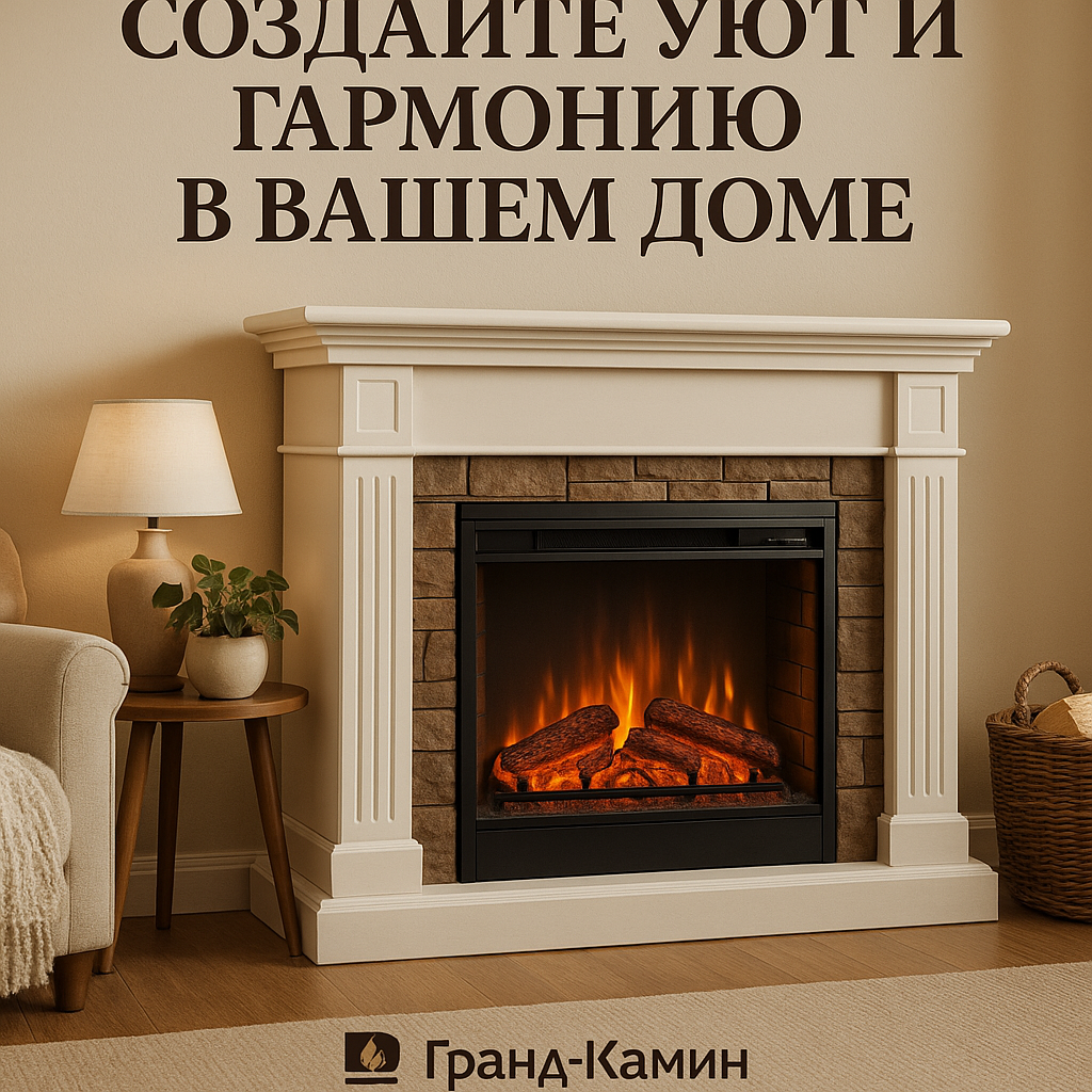    Каминокомплект Гермес 800: создайте уют и гармонию в вашем доме с идеальным отоплением Kamin