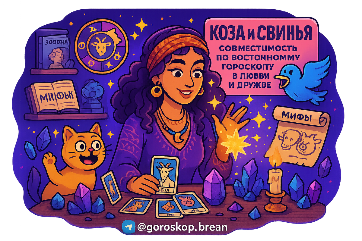    Совместимость Козы и Свиньи в восточном гороскопе любовь дружба работа и духовные практики Мария